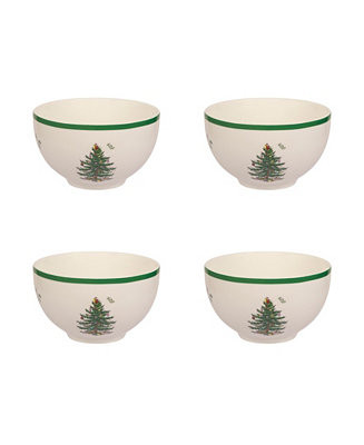 Christmas Tree Rice Bowl, Set of 4 | Macy's
