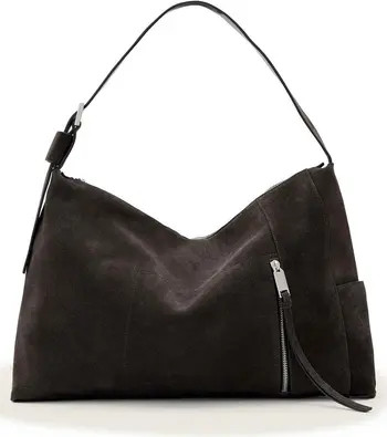 Medium Alba Suede Shoulder Bag | Nordstrom