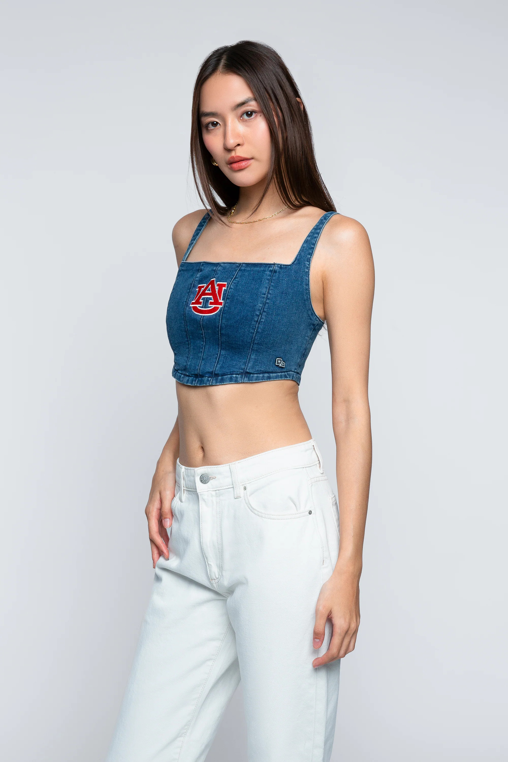 Auburn University Denim Corset | Hype and Vice
