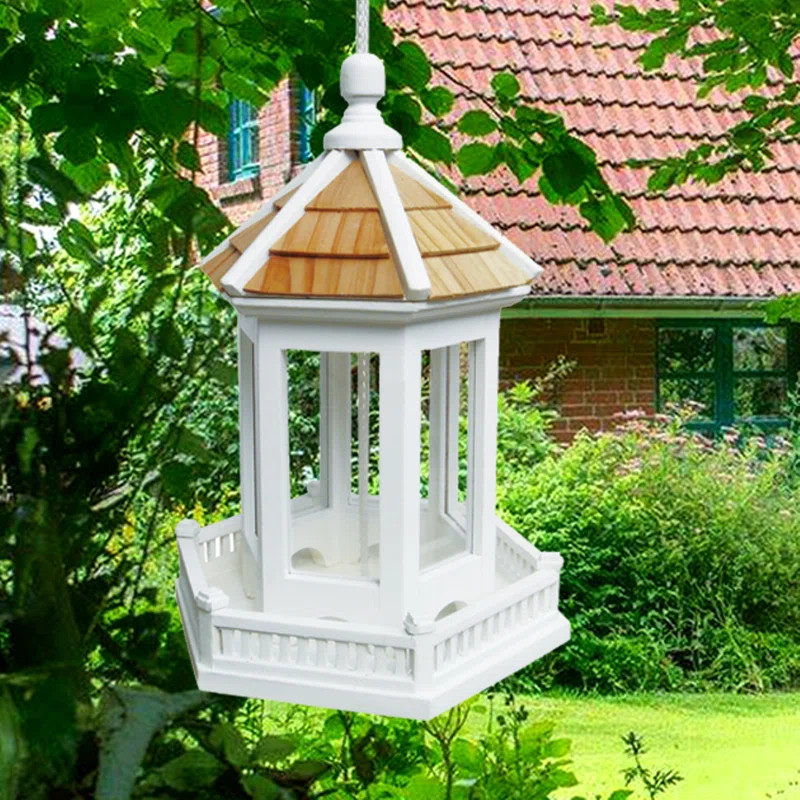 Home Bazaar Fledgling Series Gazebo Bird Feeder & Reviews | Wayfair | Wayfair North America