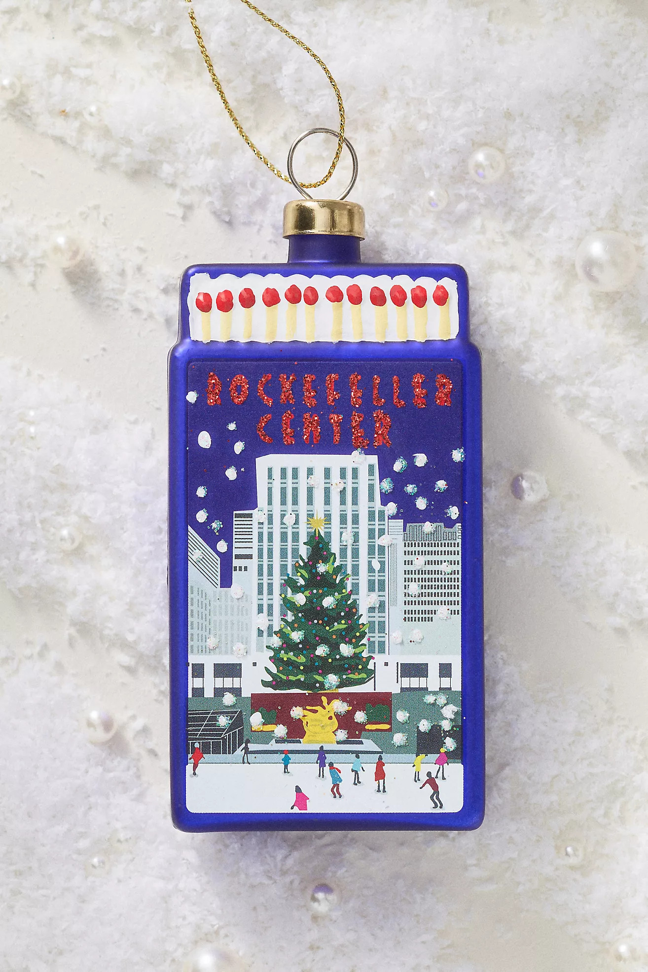Furbish Studio Matchbook Rockefeller Ornament | Anthropologie (UK)