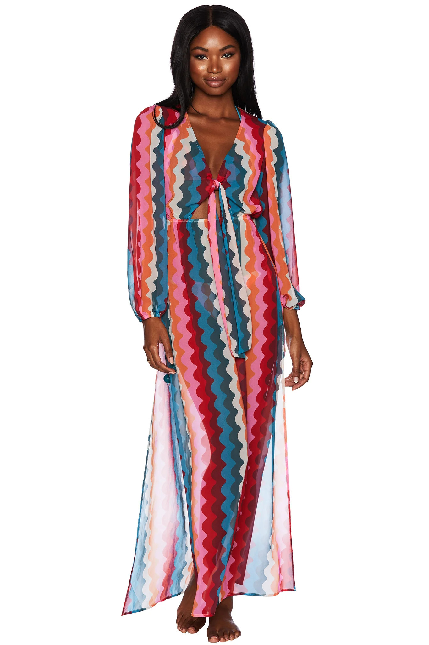 Shiloh Cover-Up Tropical Wave | Beach Riot