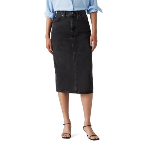 Levi's Women's High-Rise Slit Skirt, (New) Open Mind, 29 | Amazon (US)