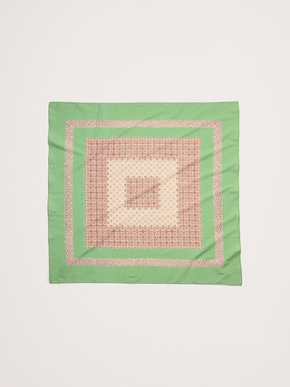 Large Cotton Square Scarf | Banana Republic (US)