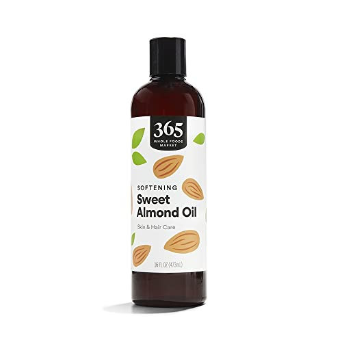 365 by Whole Foods Market, Softening Sweet Almond Oil, Skin & Hair Care, 16 Fl Oz | Amazon (US)