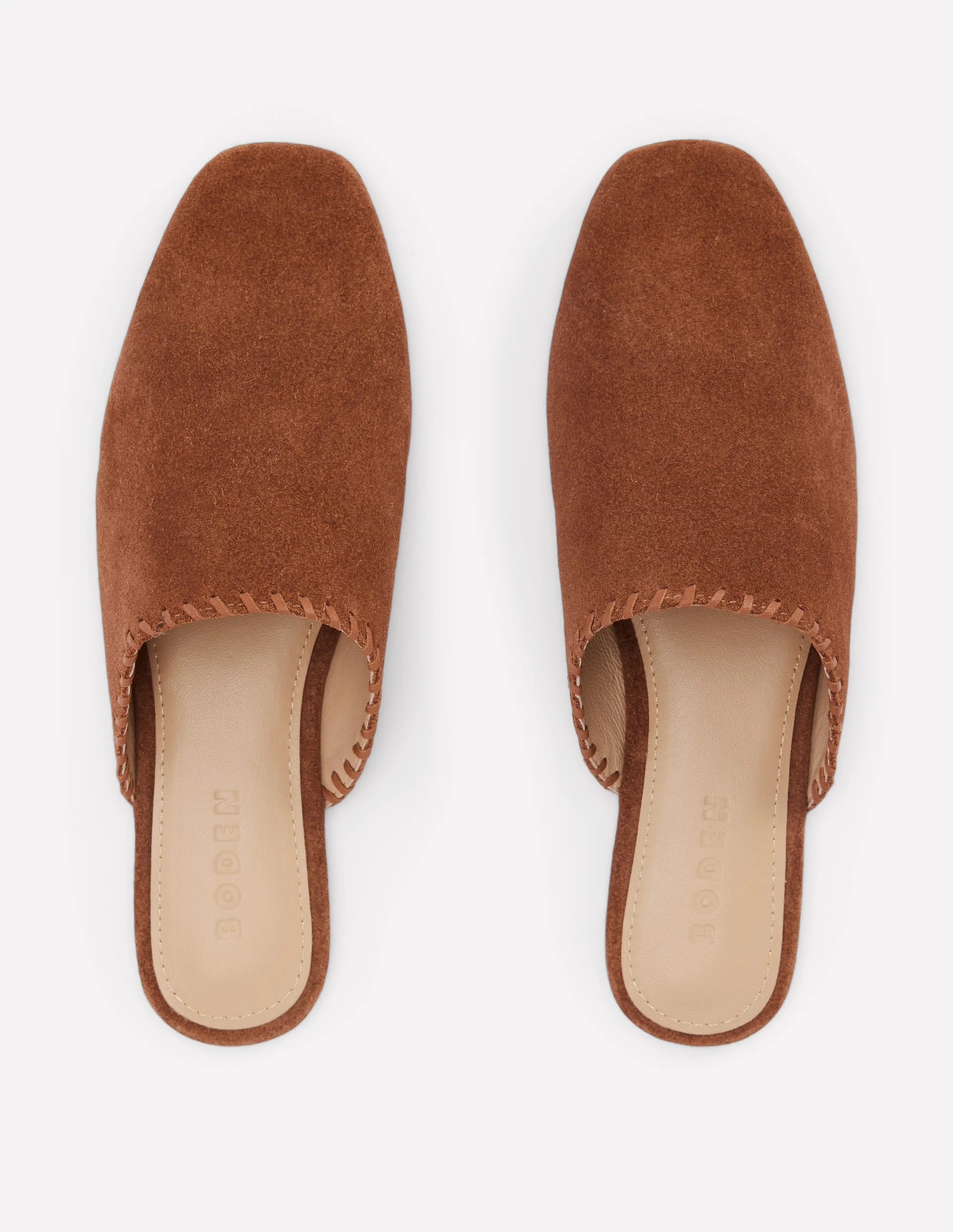 Mule Slipper Loafer-Tan Suede | Boden (US)