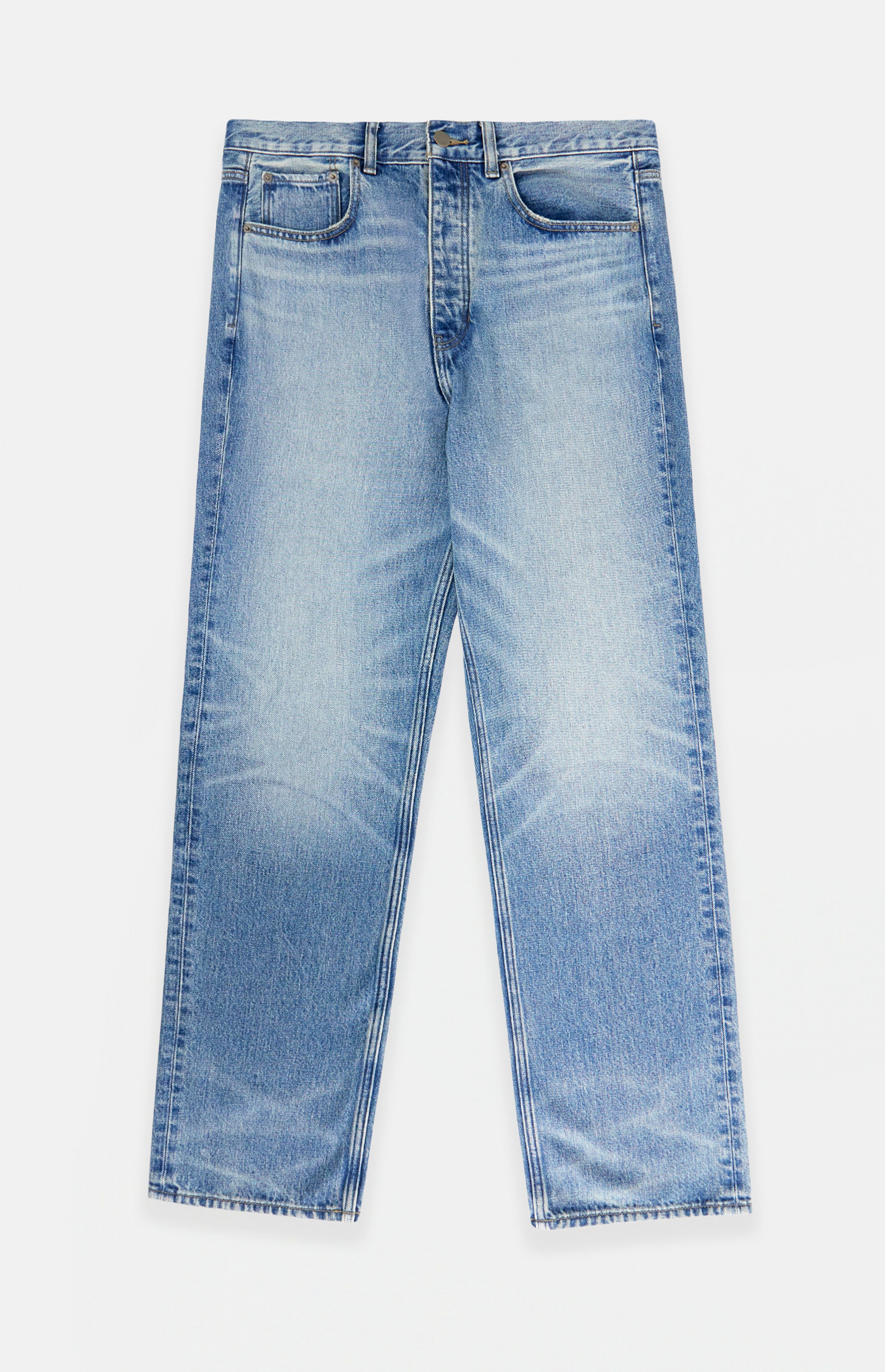 Fear of God Essentials Classic Blue 5-Pocket Jeans | PacSun