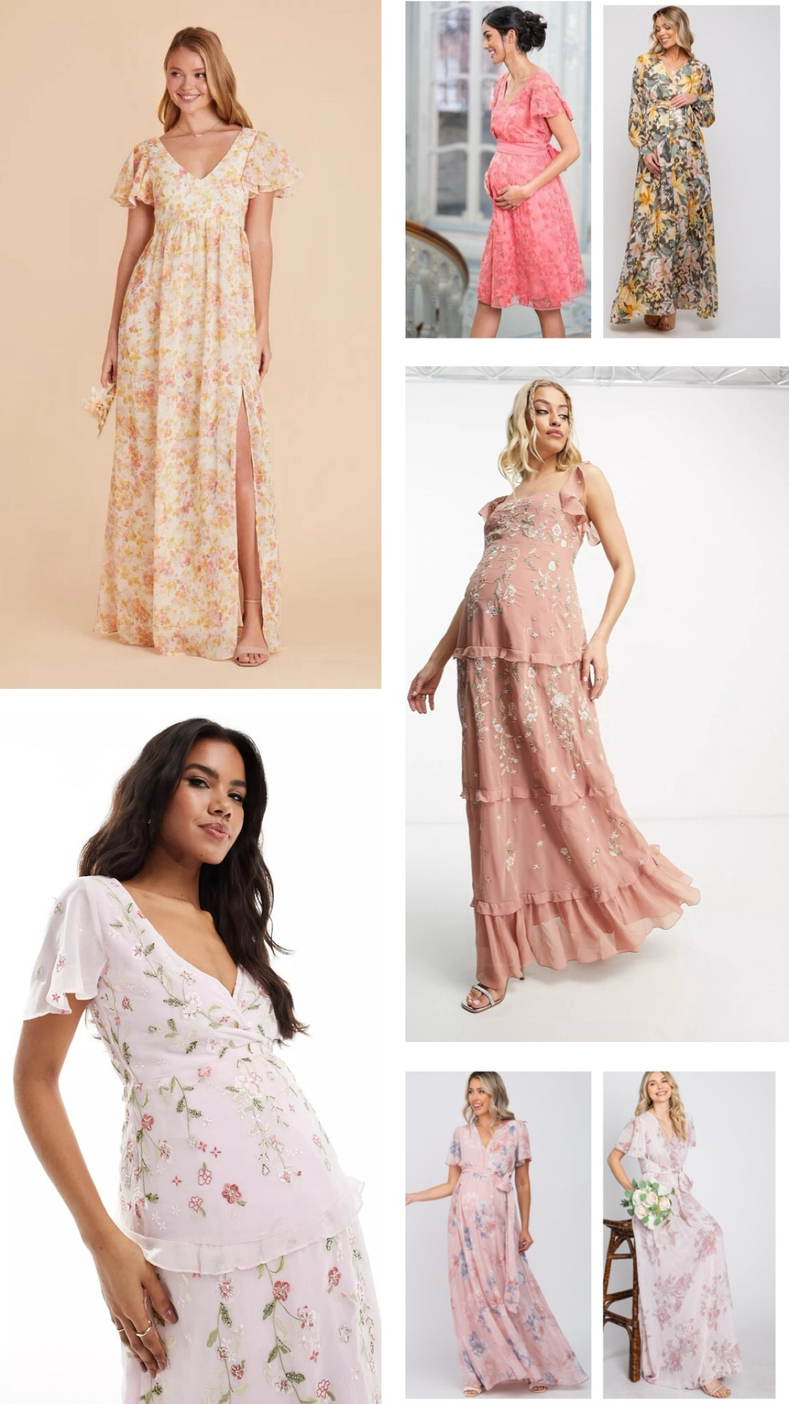 Maternity bridesmaid dresses 

#LTKSeasonal #LTKwedding #LTKbump