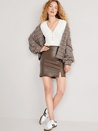 High-Waisted Mini Skirt for Women | Old Navy (US)