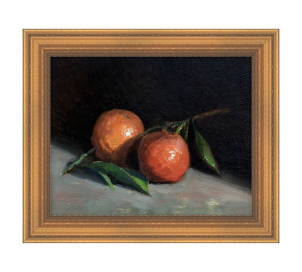 Oranges Still Life Framed Canvas | Pottery Barn (US)