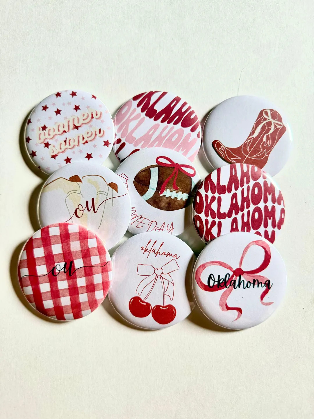 University of Oklahoma Buttons - Etsy | Etsy (US)