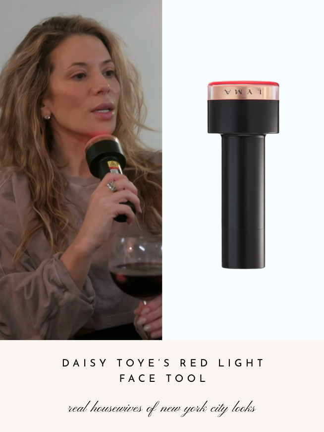 Daisy Toye's Red Light Face Tool is by LYMA // Shop Similar 

 
