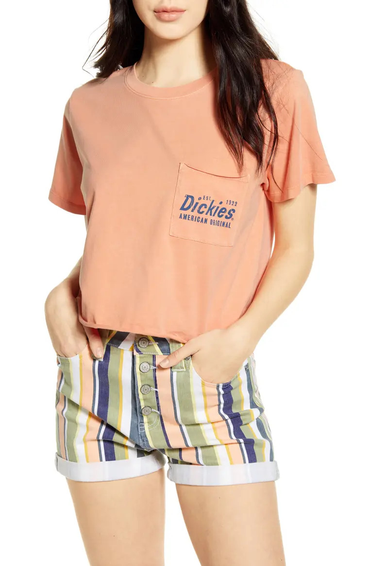 Pigment Wash Crop Graphic Tee | Nordstrom