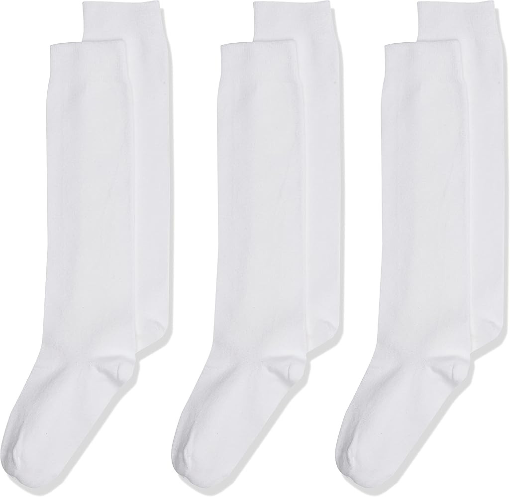 Jefferies Socks Girls 2-6X School Uniform Knee High 3 Pair Pack | Amazon (US)