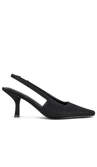 Paris Kitten Heel in Black | Revolve Clothing (Global)