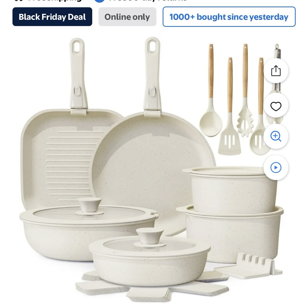 22 piece cookware set

Black Friday Sale on cookware set from Walmart. Online only!

#LTKGiftGuide #LTKmomlife #LTKCyberWeek