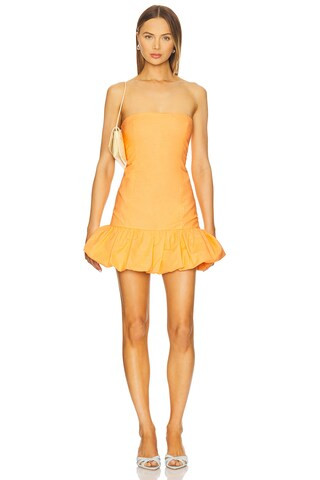 MINKPINK Charlotte Bubble Mini Dress in Orange from Revolve.com | Revolve Clothing (Global)