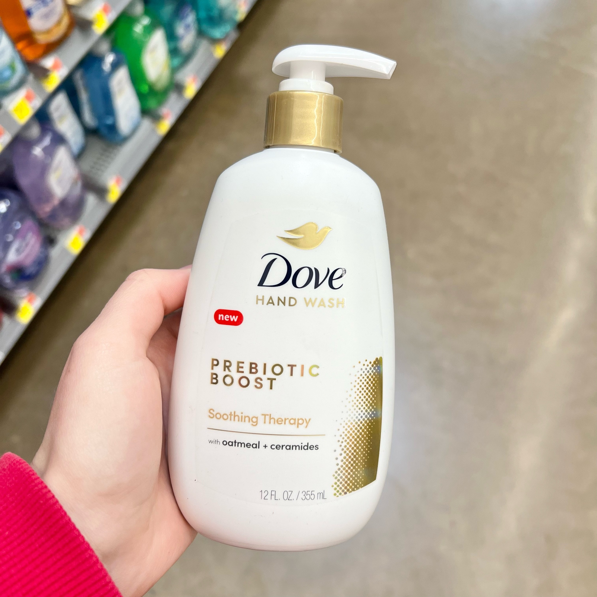 Dove Prebiotic Boost Hand Soap
Soothing Therapy  with oatmeal + ceramides
$4.97

#LTKxWalmart #LTKBeauty #LTKFindsUnder50