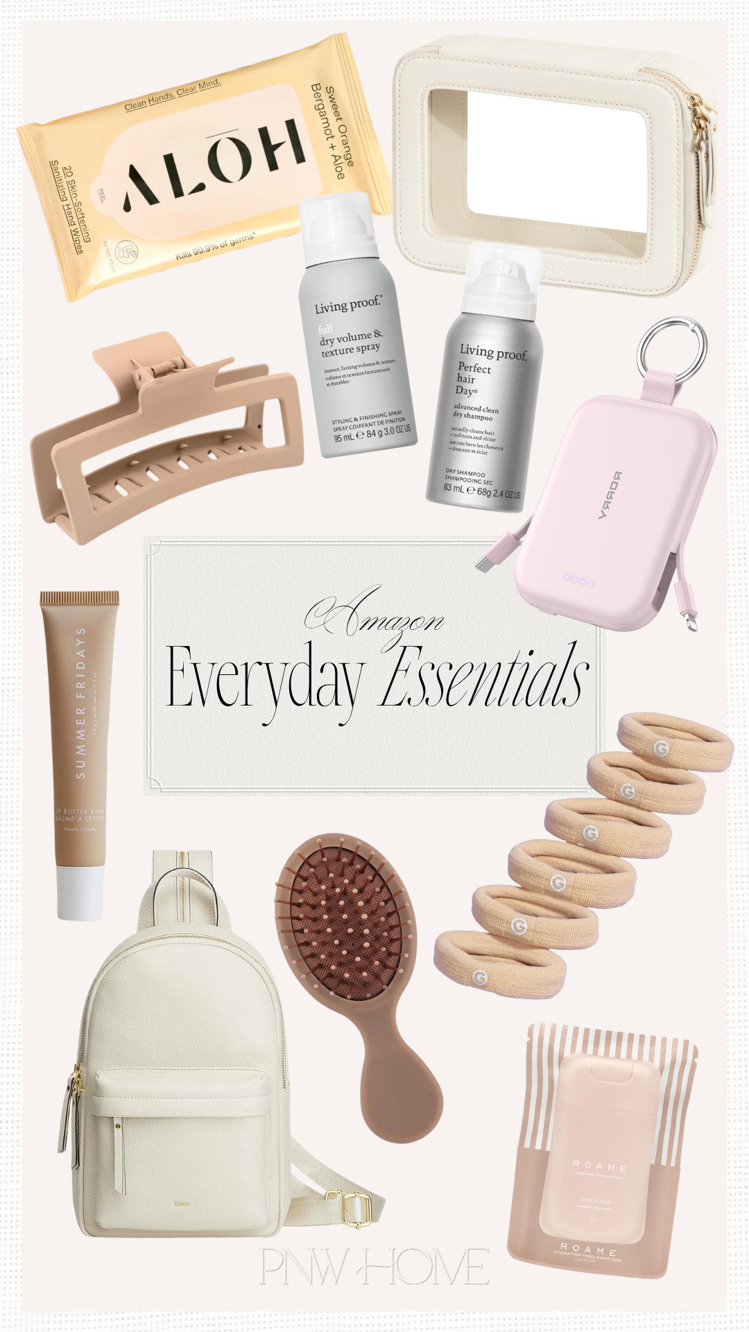 Everyday essentials from Amazon!

crossbody bag, mom life, mom essentials, hand wipes, toiletries bag, mini dry shampoo, mini hairspray, beauty essentials, lip balm, lip gloss, jaw clip, claw clip, hair ties, portable charger, multi device charger, mini hairbrush, travel hairbrush, on-the-go must haves, hand sanitizer, travel essentials 

 #LTKgrwm #LTKmomlife #LTKTravel