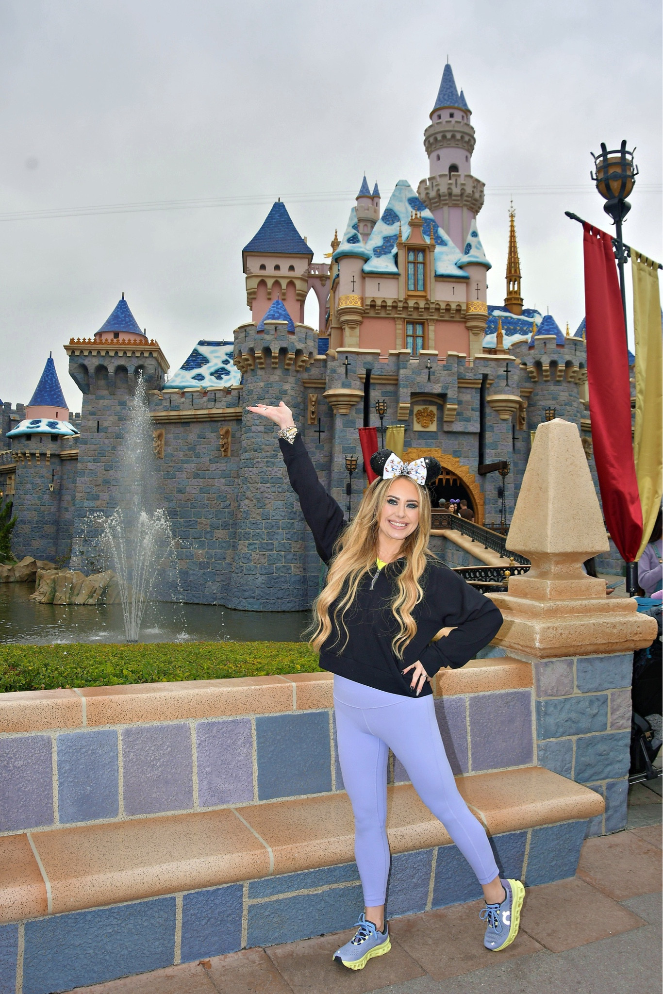 Living for this lilac smoke color at lululemon. The align is my absolute fav. The spanx airessentials half zip is soft and cozy and the perfect mix of breathable and cozy. This whole outfit - It’s a fairytale! #ltkdisney 

#LTKMostLoved #LTKtravel