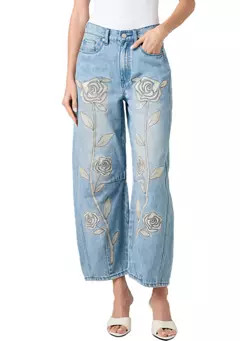 Women's Together Again Floral Printed Jeans | Belk