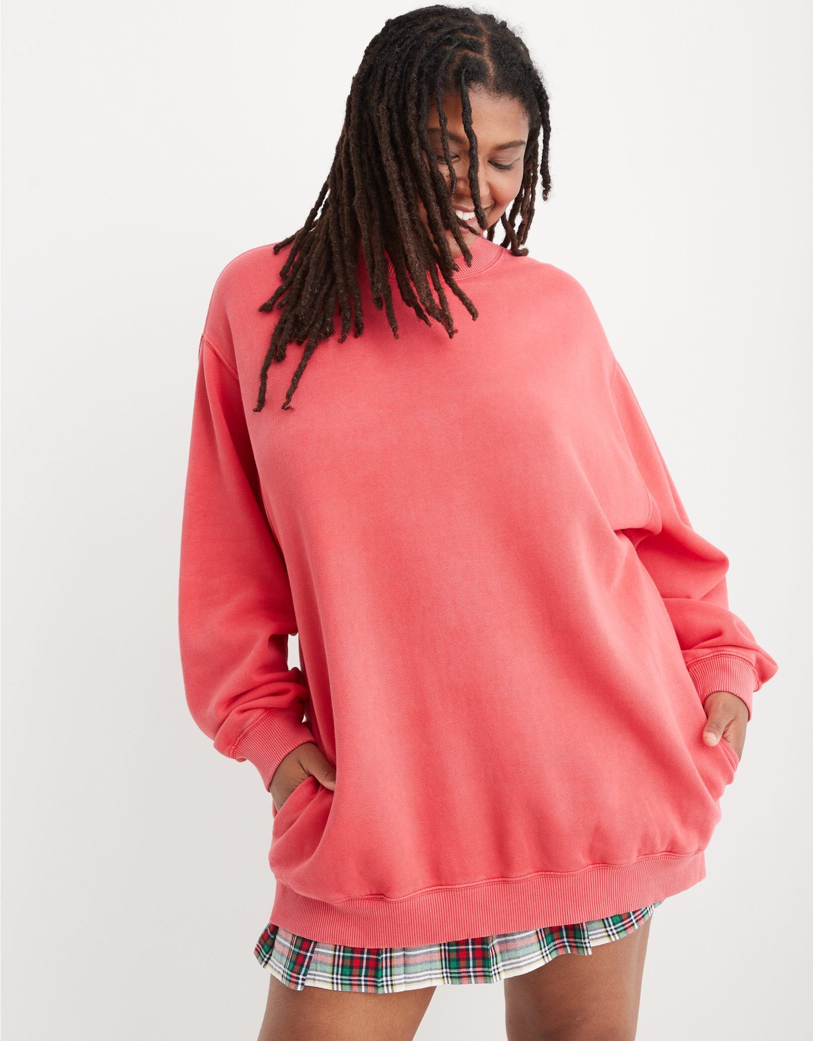 Aerie The Sweat Everyday Cozy Mock Neck Sweatshirt | American Eagle Outfitters (US & CA)