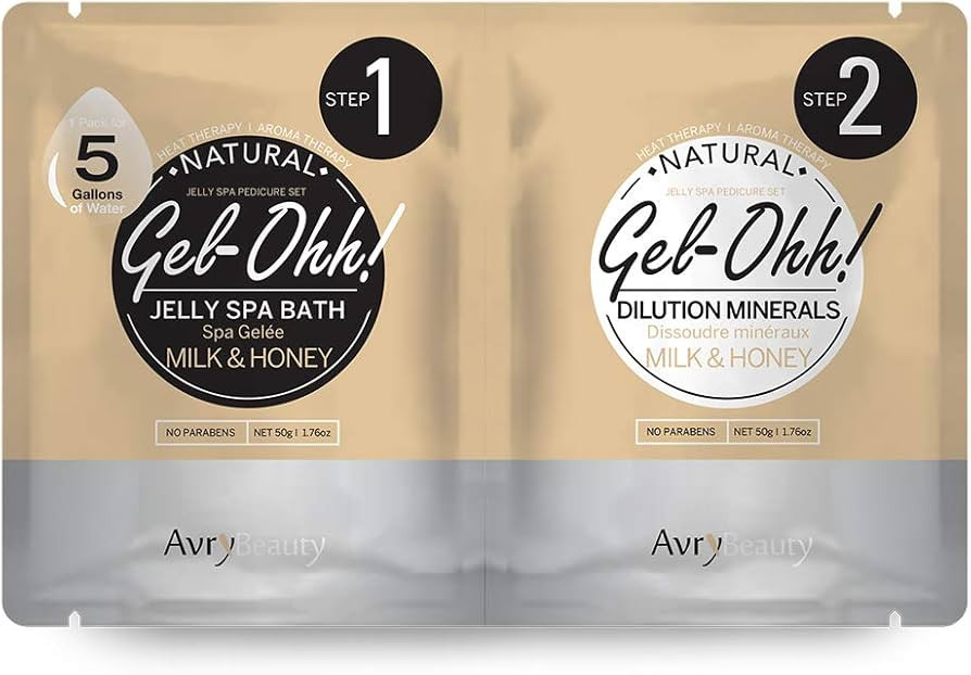 AvryBeauty Gel-Ohh Jelly Spa - Milk & Honey, 1 ct. | Amazon (US)