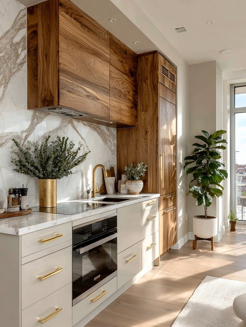 This kitchen looks like a full renovation… but it’s not.

This is a perfect example of how small, intentional upgrades can completely transform a space—especially in a modern city home where clean lines already exist.

Only two changes made all the difference:

• A brushed gold faucet
• Matching gold cabinet handles

That’s it.

No major construction. No full remodel.

But suddenly, the entire kitchen feels warmer, more elevated, and far more custom.

The gold adds that subtle richness against the wood and ivory tones—
creating a look that feels both modern and timeless.

And if you want to take it one step further, add a gold planter or accessory on the counter to tie everything together.

This is how you upgrade your kitchen… without renovating it.

Perfect for city living where simplicity meets elegance.

Recreate this look — product linked below. 

 #LTKHome