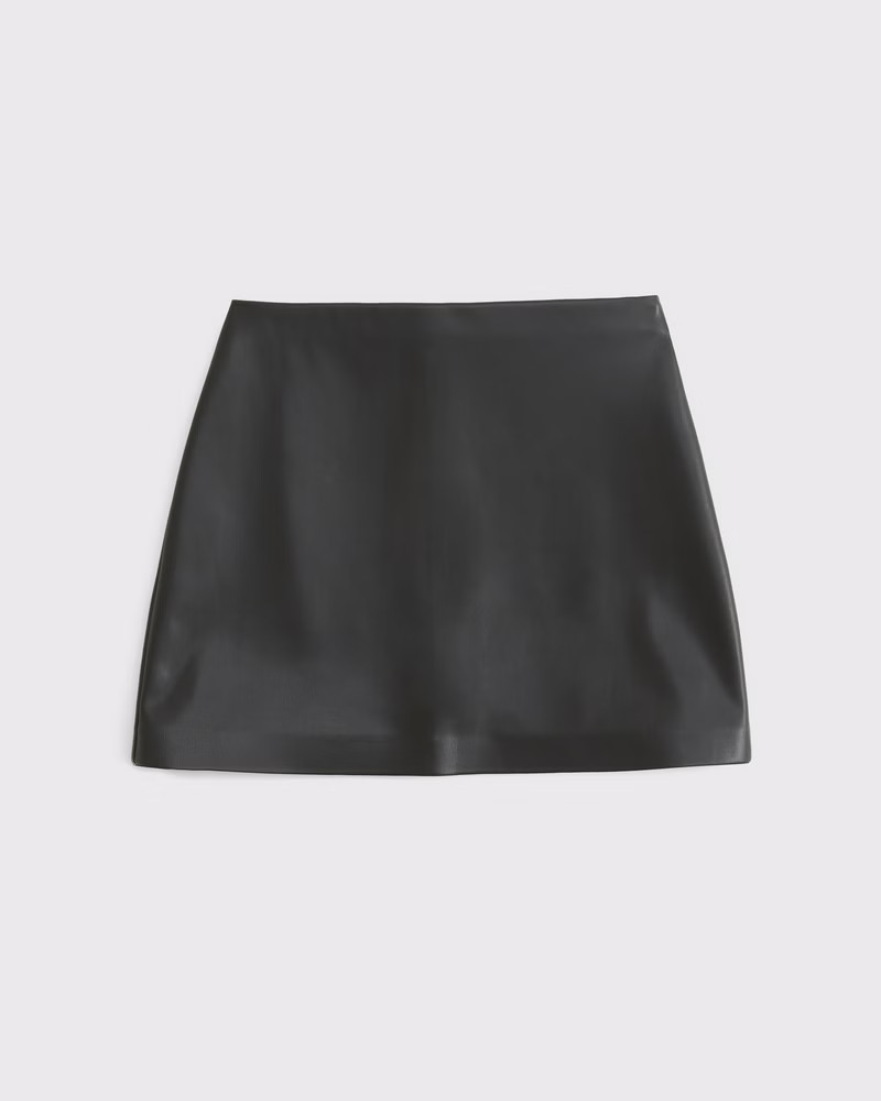 Women's The A&F Scarlett Vegan Leather Mini Skort | Women's | Abercrombie.com | Abercrombie & Fitch (US)