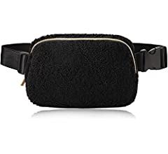 Fleece Belt Bag Sherpa Fanny Pack Adjustable Strap Everywhere Crossbody Chest Bum Bag for Women M... | Amazon (US)