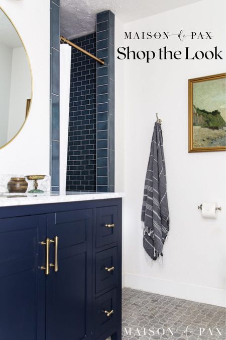 Looking to remodel your bathroom
With a classic timeless look? The blue, white and marble bring together this look that will create a serene bathroom  

#LTKfamily #LTKhome