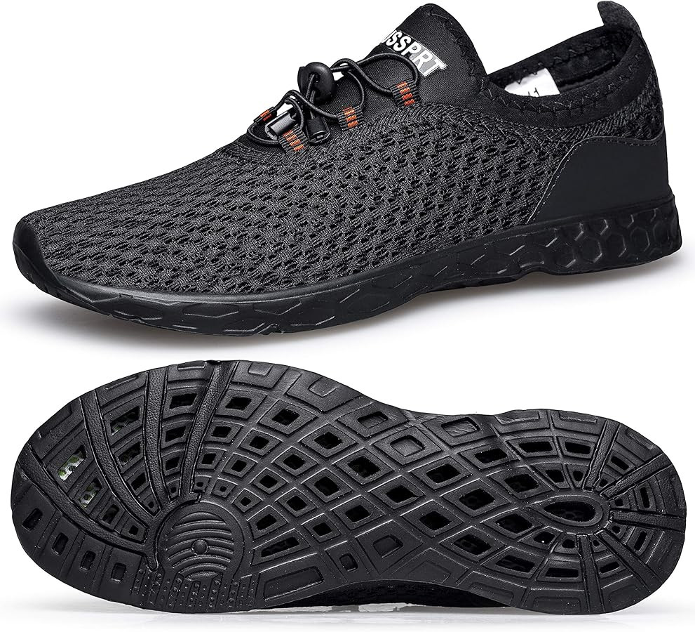 DOUSSPRT Men's Water Shoes Quick Drying Sports Aqua Shoes | Amazon (US)