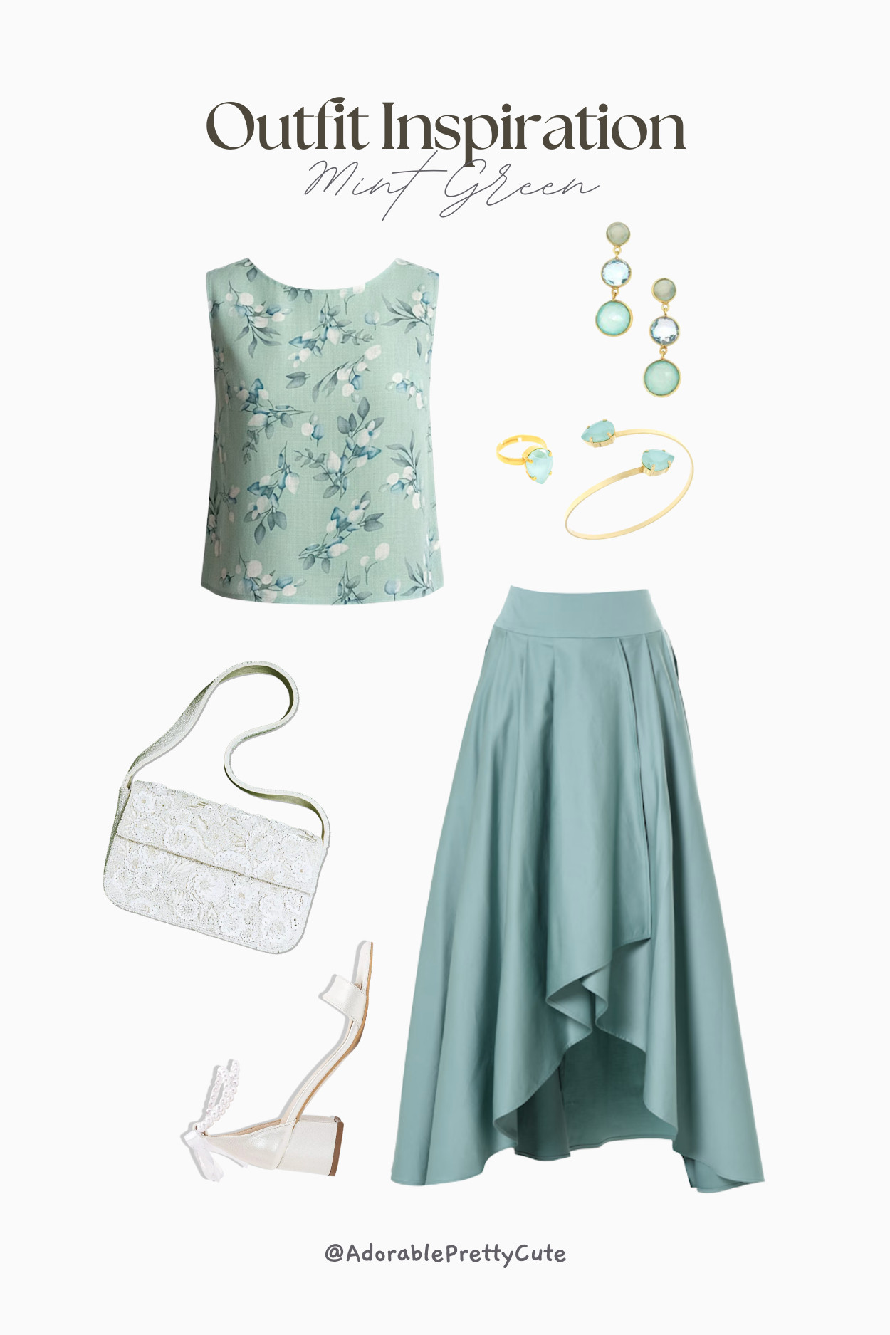 Outfit Inspo｜Soft Mint Date Look 🌿💚 Airy mint linen, fluid draping, and delicate aqua jewelry create a calm, romantic balance suited for wedding guests or soft date moments. Light, elegant, and gently sweet — dressed-up without feeling overdone.
#MintOutfit #MintLinen #WeddingGuestStyle #SoftDateLook #AquaJewelry #DrapedSkirt #RomanticPalette #GentleElegance #QuietCute #ColorHarmony #SpringOutfit #SummerOutfit #SoftAndLight #GrownUpAdorable #OutfitInspo #ElegantDetails #LTKFinds #LTKsummer
#LTKwedding #LTKdatenight #LTKstyletip 

 #LTKsummer #LTKwedding #LTKstyletip #LTKdatenight