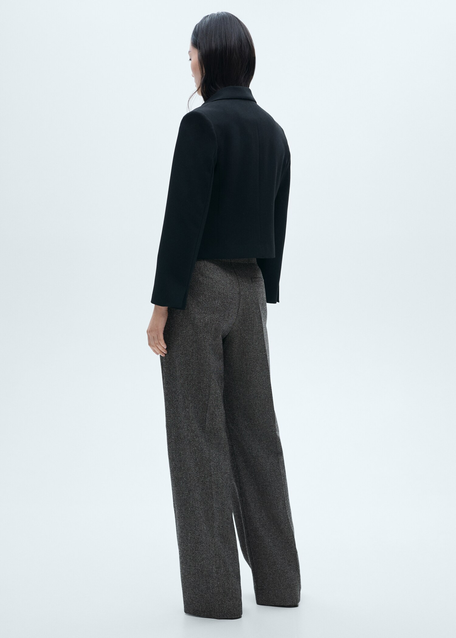 Flecked pleated trousers - Women | MANGO USA | Mango (US/MX/AU)