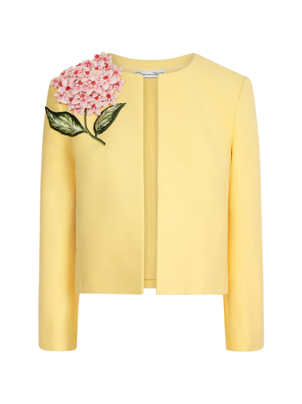 Oscar De La Renta Giacca Con Ricamo | Giallo | FARFETCH IT | Farfetch Global