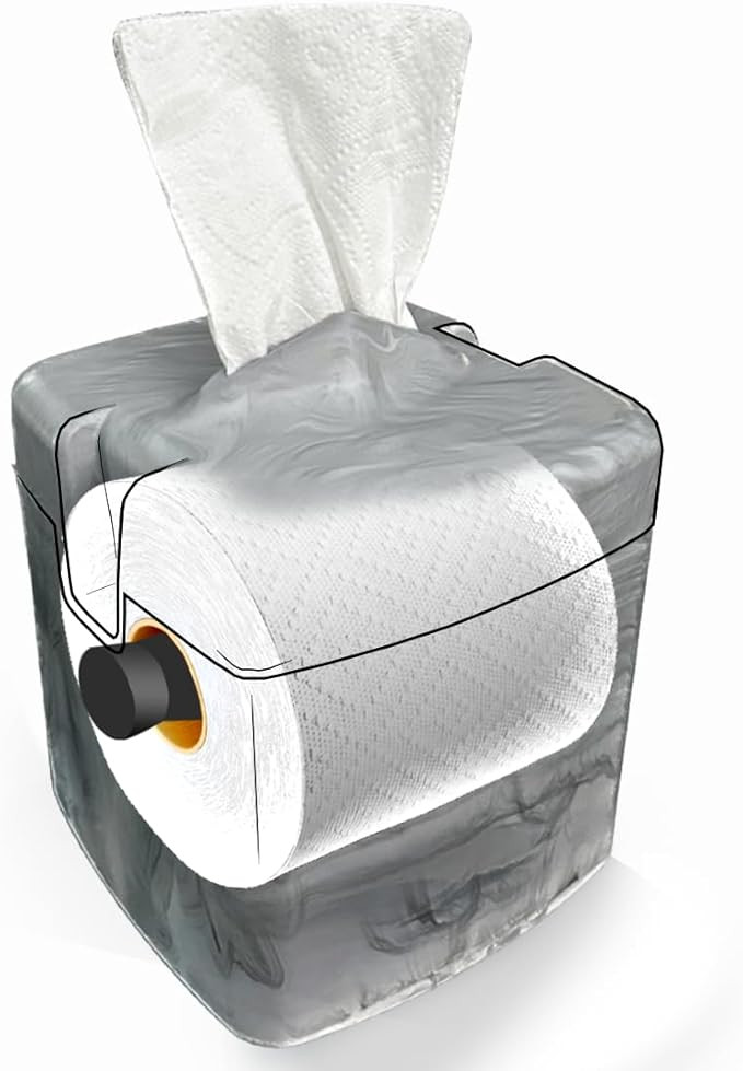 Tissuecaddy Life Hack Toilet Paper Dispenser - Money Saver Alternative to Tissue Box and Tissue B... | Amazon (US)