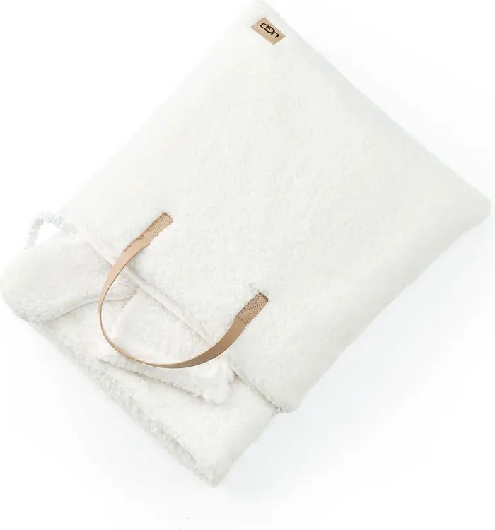 Original Faux Shearling Throw Blanket & Eye Mask Sleep Set | Nordstrom