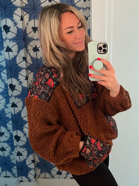 This cozy floral Sherpa sweatshirt will be worn on repeat🤎❤️ a splurge but will never go out of style! Linked som outerwear favorites too! #fall #sherpa

#LTKHoliday #LTKGiftGuide #LTKSeasonal