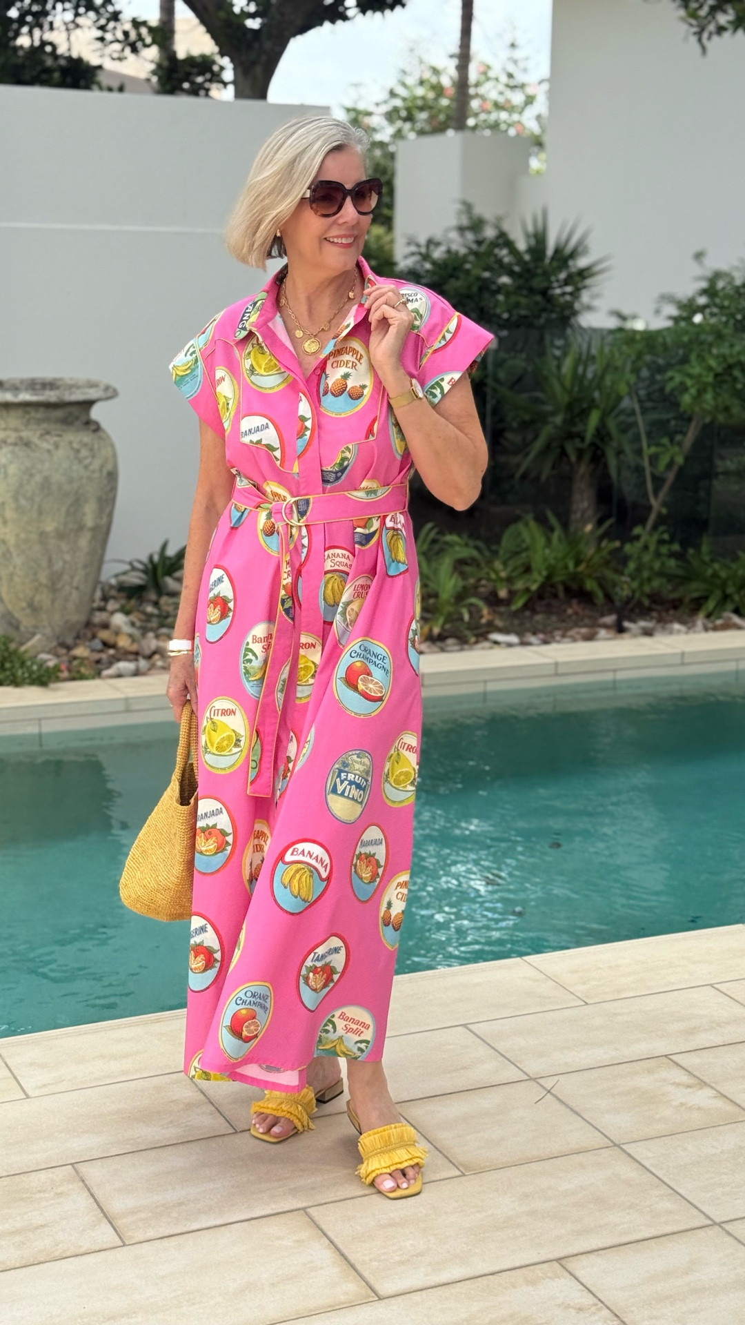 STYLE AFTER 60! 
I’m always drawn to pieces that don’t need much effort, and this colourful dress is exactly that. Comfortable, easy to wear and instantly put together, and that works for lunches, holidays, dinners and everything in between.

Linda 175cms wears Size 12

#LTKaustralia #LTKover50style #LTKdresses