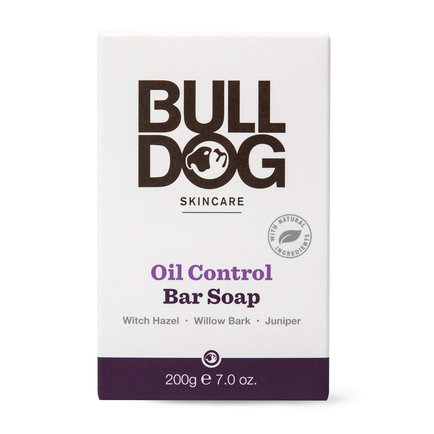 Bulldog Mens Skincare and Grooming Oil, Charcoal Bar Soap, 7 ounce | Amazon (US)