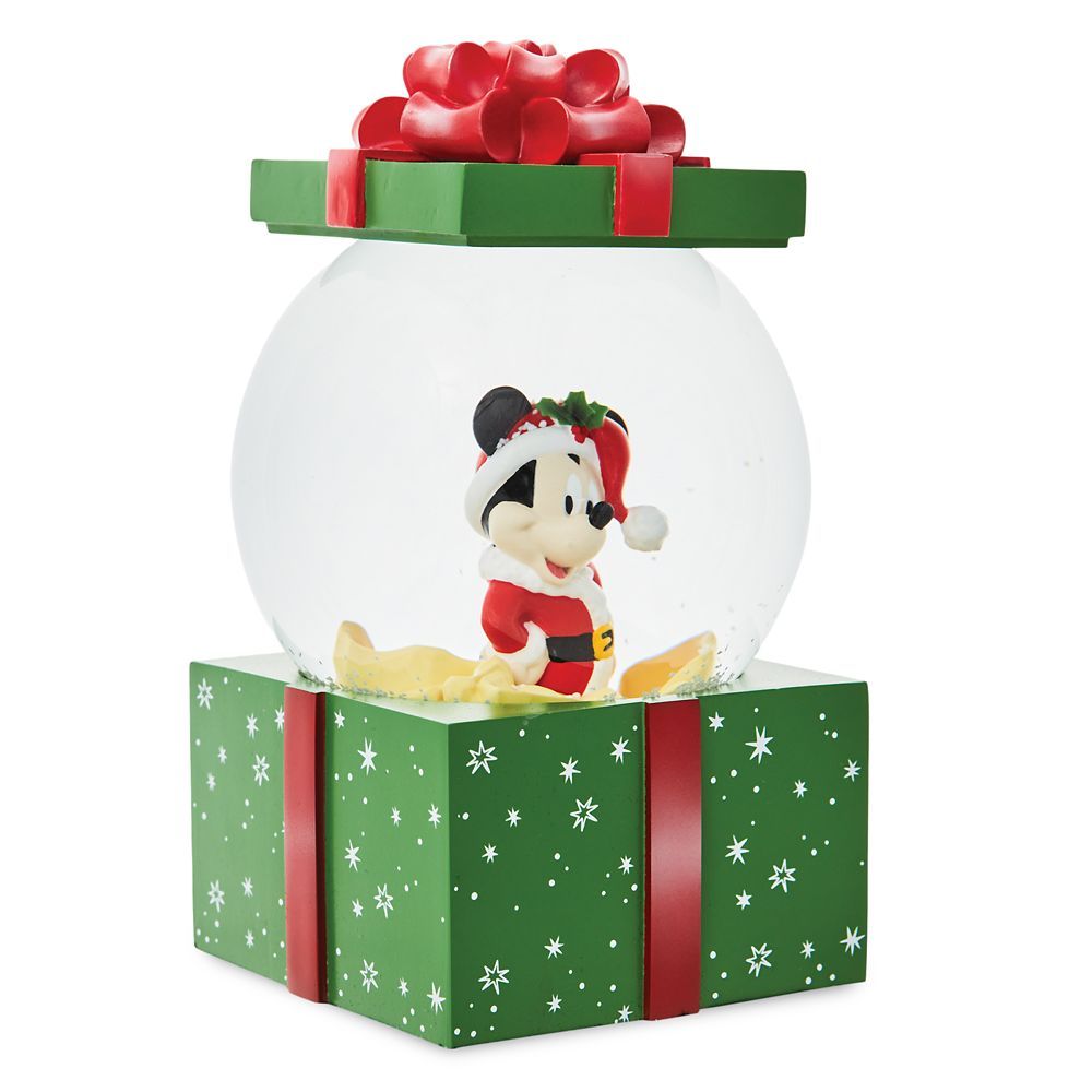 Santa Mickey Mouse Christmas Gift Waterball | Disney Store