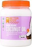 BetterBody Foods Organic Virgin Coconut Oil — Cold-Pressed and Unrefined Coconut Oil, Medium Tempera | Amazon (US)