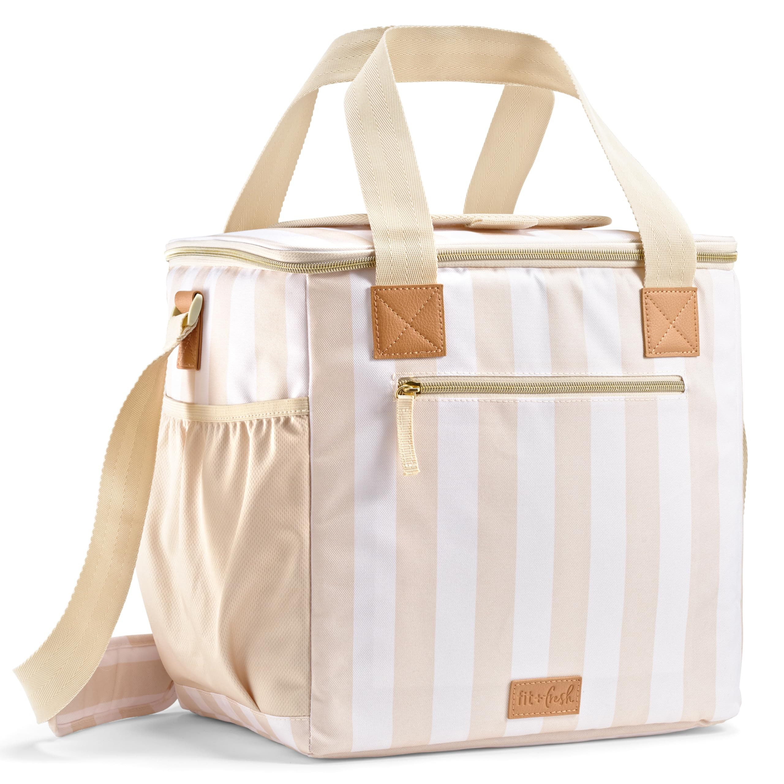 Fit & Fresh, 24-Can Soft Cooler Bag Insulated, Leak Resistant, Portable, Soft Sided Bag for Trave... | Amazon (US)