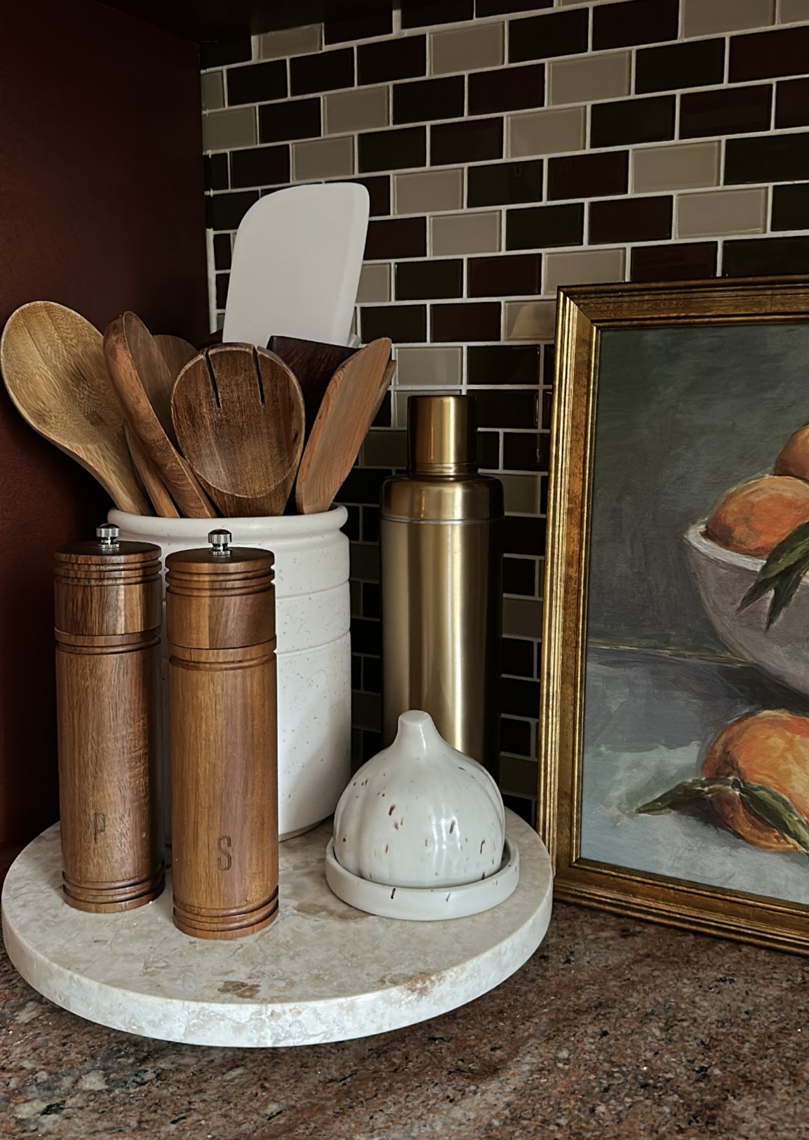Corners of my kitchen. Finally got my hands on the citrus harvest canvas by Studio McGee from Target!

#LTKsalealert #LTKhome #LTKunder50