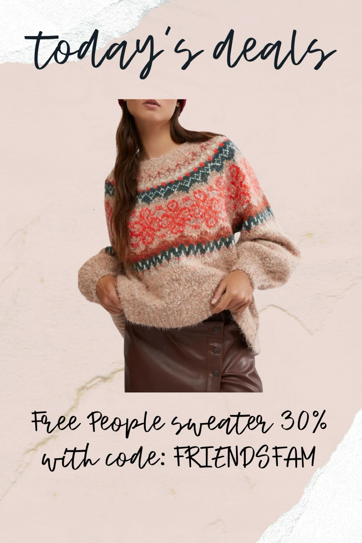 Free People sweater 30% OFF & in stock all sizes! 

#LTKFindsUnder100 #LTKGiftGuide #LTKSaleAlert