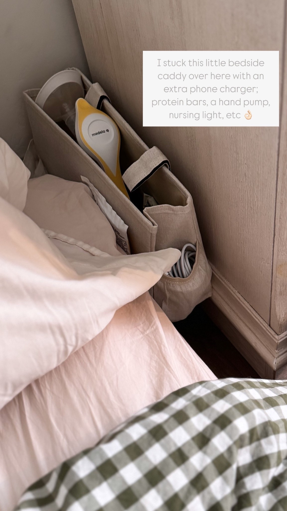 Bedside caddy 👌🏻 

#LTKFamily #LTKBaby #LTKKids