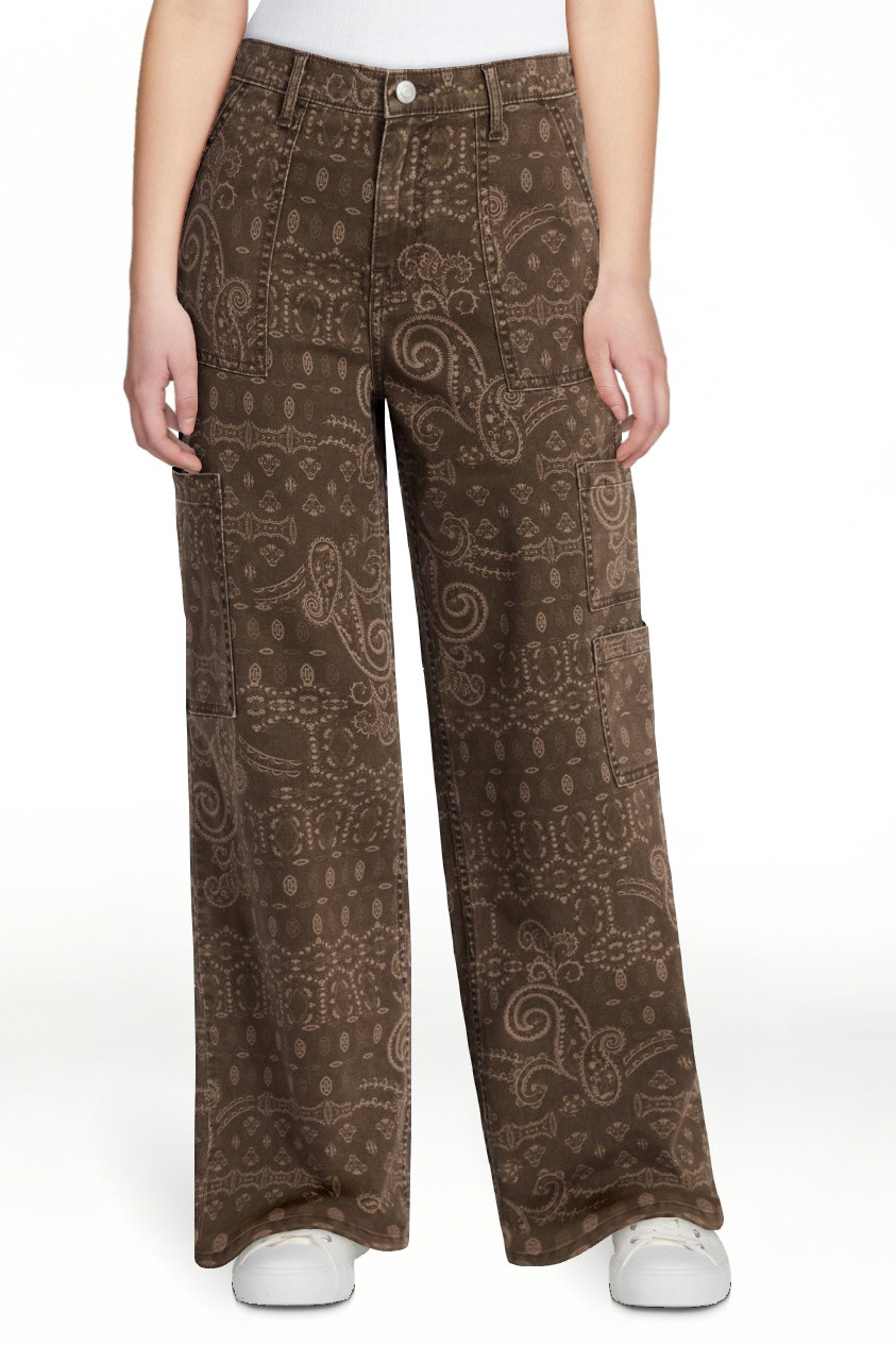 No Boundaries Women's Wide Leg Cargo Pants, 29.5'' Inseam, Sizes XXS-4X | Walmart (US)
