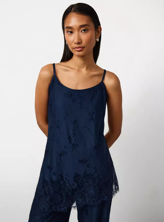 Buy Brown Lace Cami Co-ord Top 22 | Camisoles and vests | Tu | Tu Clothing