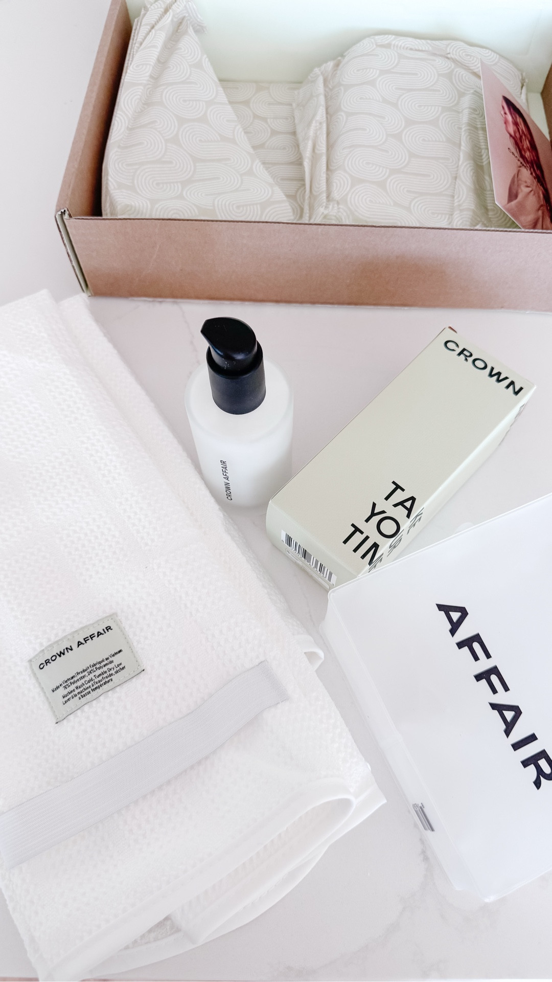 Elevating my everyday routine with @crownaffair 🤍 I’ve been wanting to try this clean luxury haircare brand and finally unboxed it today. The packaging feels so intentional and elevated — truly the definition of minimalist beauty. If you love a clean girl aesthetic, luxury shower routine upgrades, and thoughtfully formulated haircare, this is such a beautiful addition to your space. Sharing my first impressions now and I’ll update once I’ve used it! #ad #cleanluxuryhaircare #crownaffair #luxuryhairroutine #cleanbeauty

#LTKBeauty #LTKgrwm #LTKunboxing