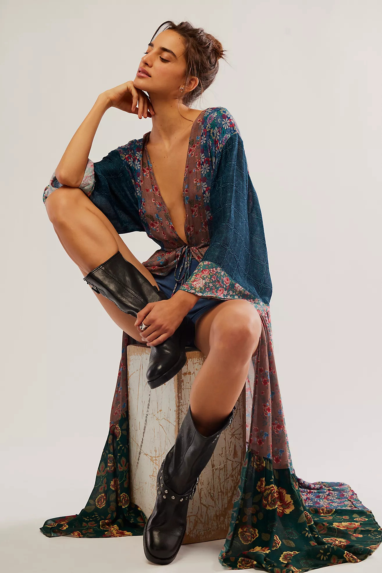 Bombay Mixed Print Kimono | Free People (UK)